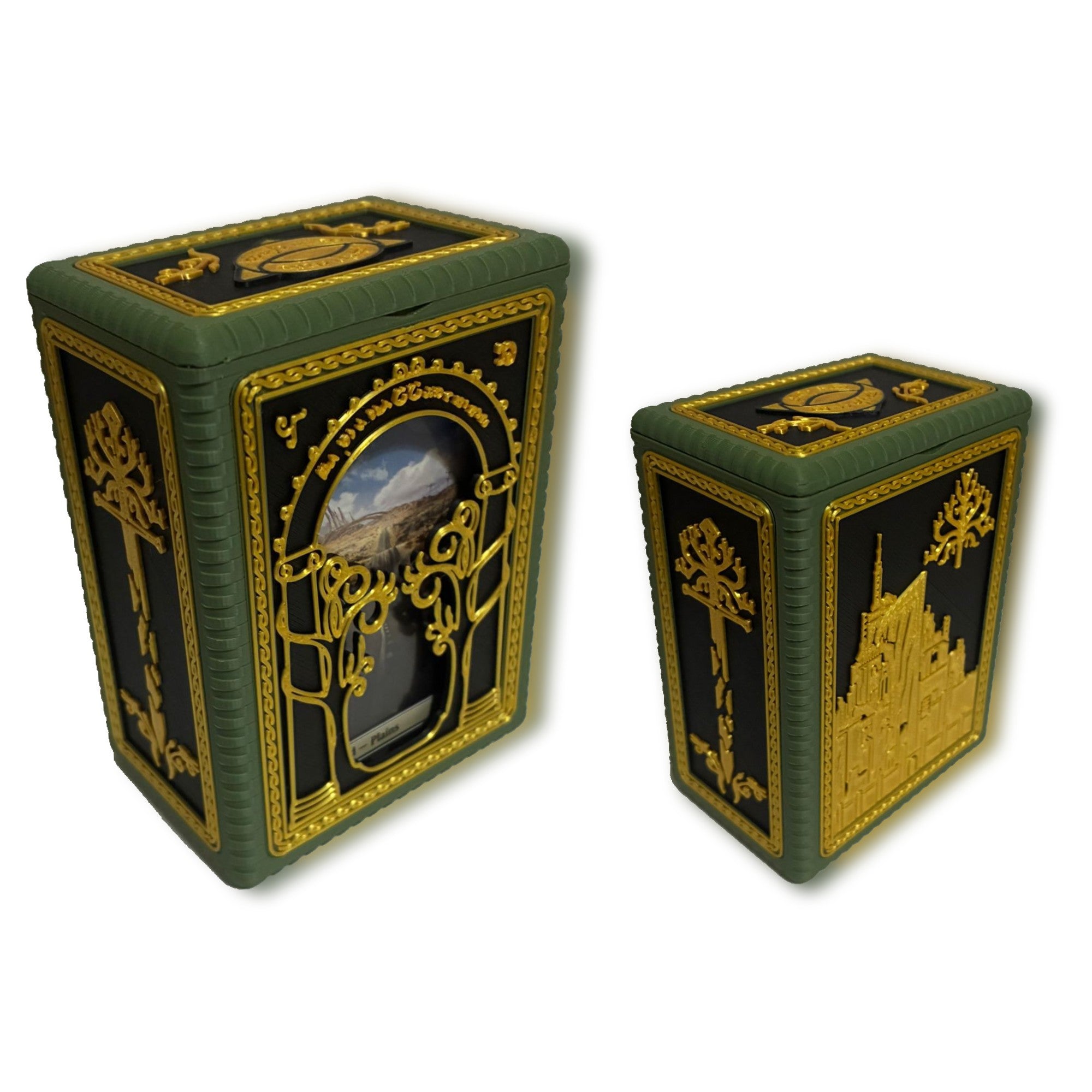 Deck Box estilo El señor de los anillos