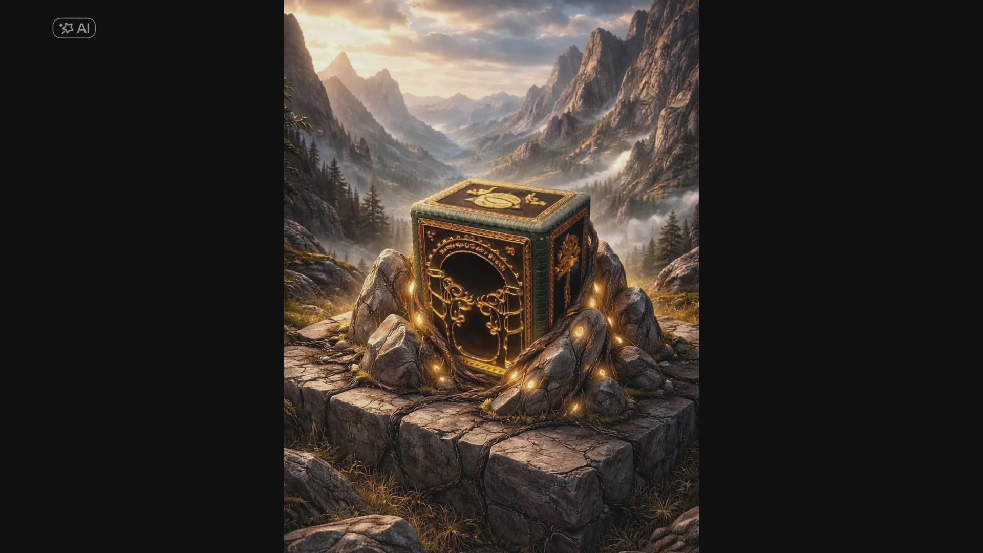 Deck Box estilo El señor de los anillos